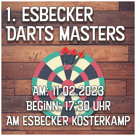 Read more about the article 1. Esbecker Darts Open