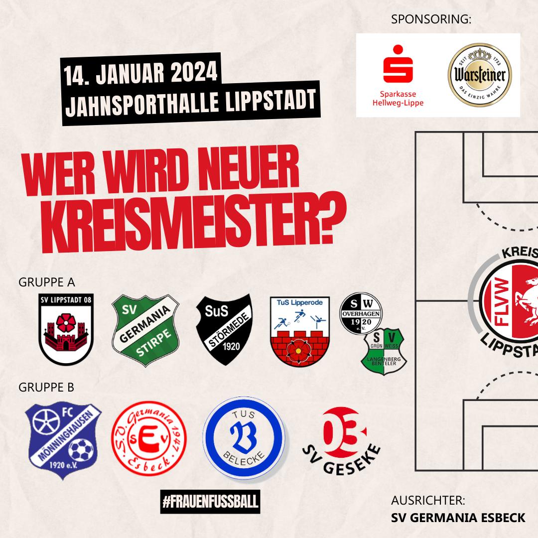 You are currently viewing SV Germania richtete Hallenkreismeisterschaft 2024 der Frauen aus