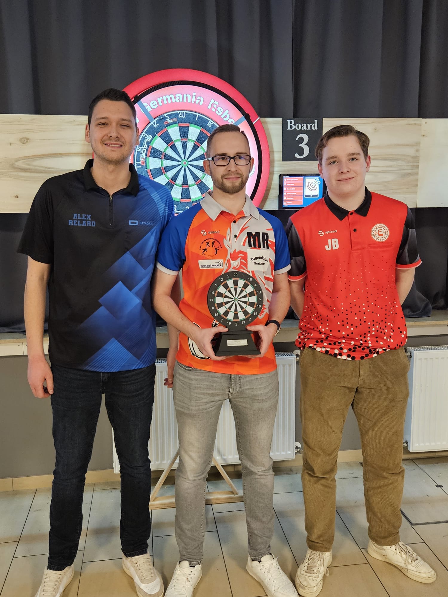 Gewinner Einzel v.l.n.r. Alexander Relard, Marvin Rintschwentner, Jonathan Bolte